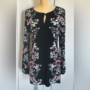 White House Black Market Women’s Floral Tunic